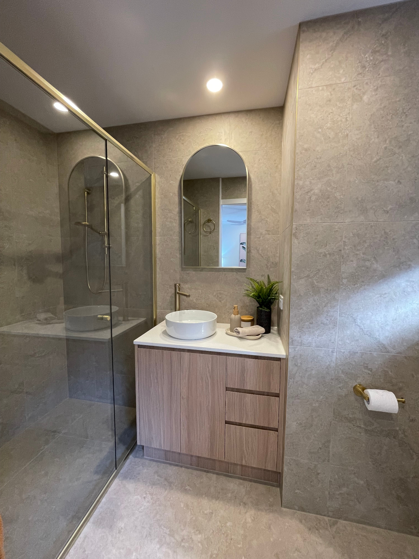 Compact Powder Room
